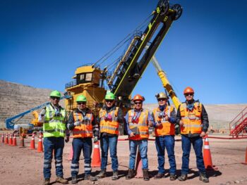 Southern Perú incorpora la pala eléctrica más moderna en mina Cuajone