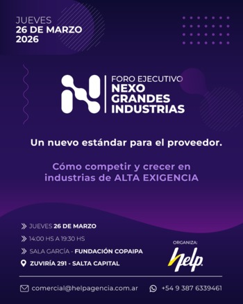 Salta se prepara para el Foro Nexo: el punto de encuentro donde se define el nuevo estándar de proveedores