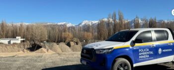Mendoza ordena el cierre inmediato de una cantera ilegal en Uspallata