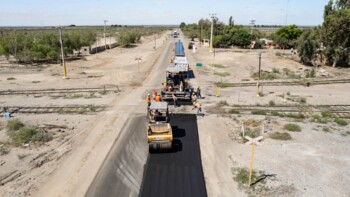 San Juan inauguró una obra vial clave para el sector calero y minero