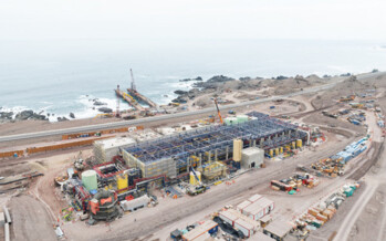 Avanza en un 83% la desaladora del Distrito Norte de Codelco